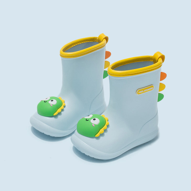 Bottes de pluie imperméables et antidérapantes à fond souple pour enfants