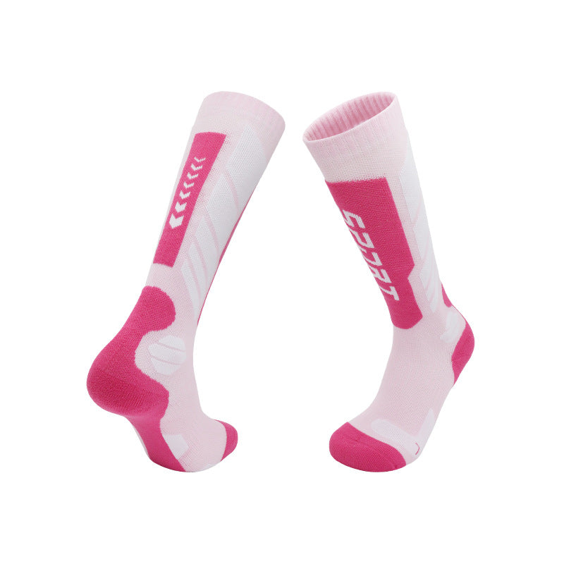 Chaussettes de ski longues d'hiver pour garçons et filles