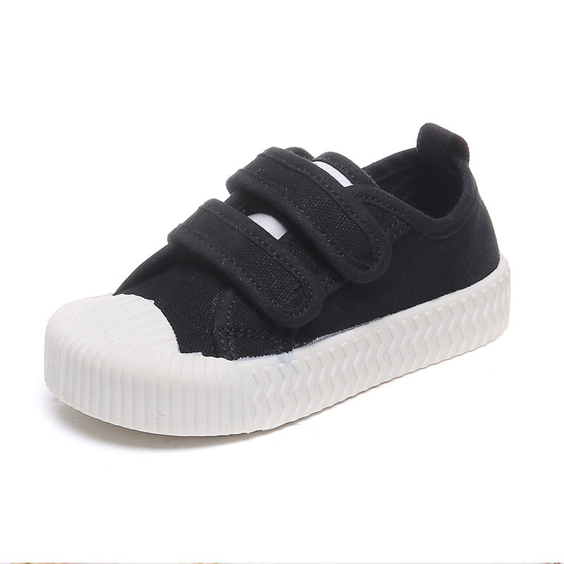 Chaussures de base en toile à fond souple unisexe pour les enfants garçons et filles