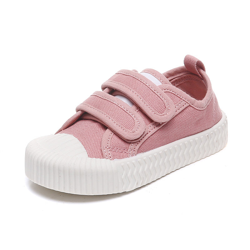 Chaussures de base en toile à fond souple unisexe pour les enfants garçons et filles