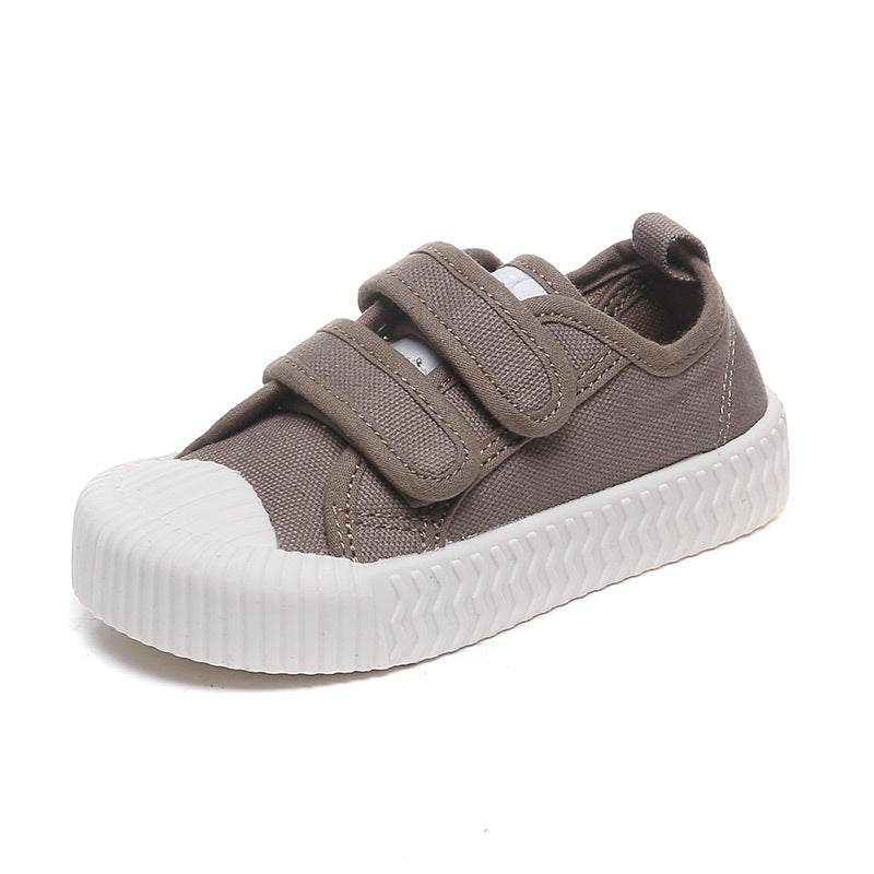 Chaussures de base en toile à fond souple unisexe pour les enfants garçons et filles