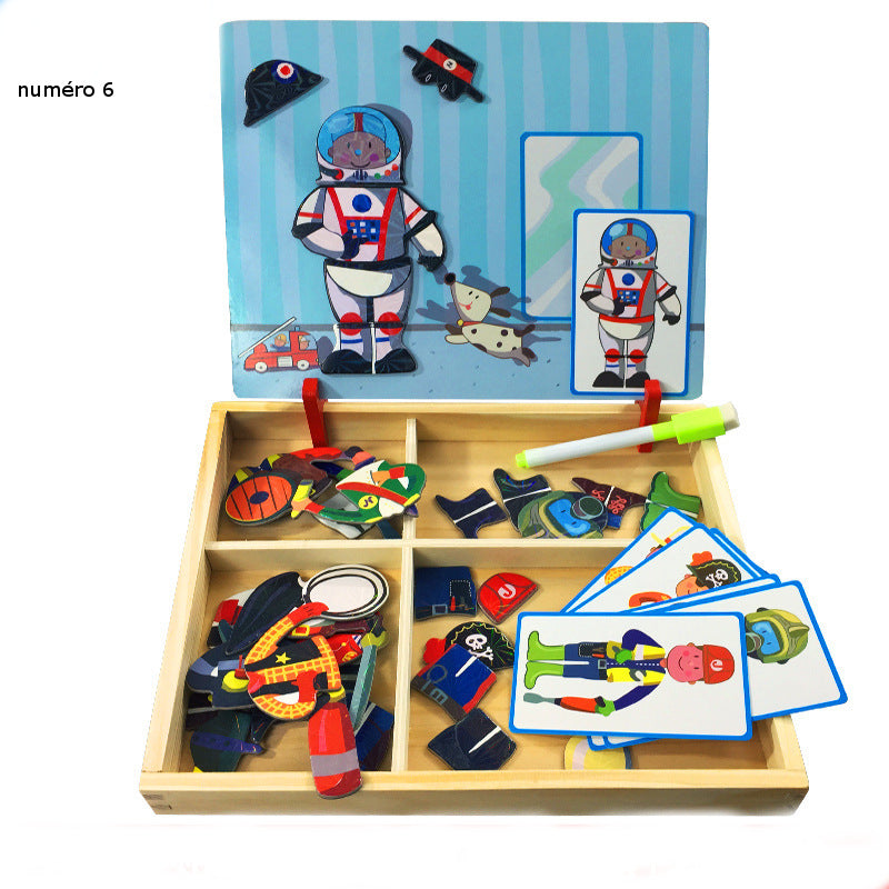 Coffret educatif magnetique Differents themes