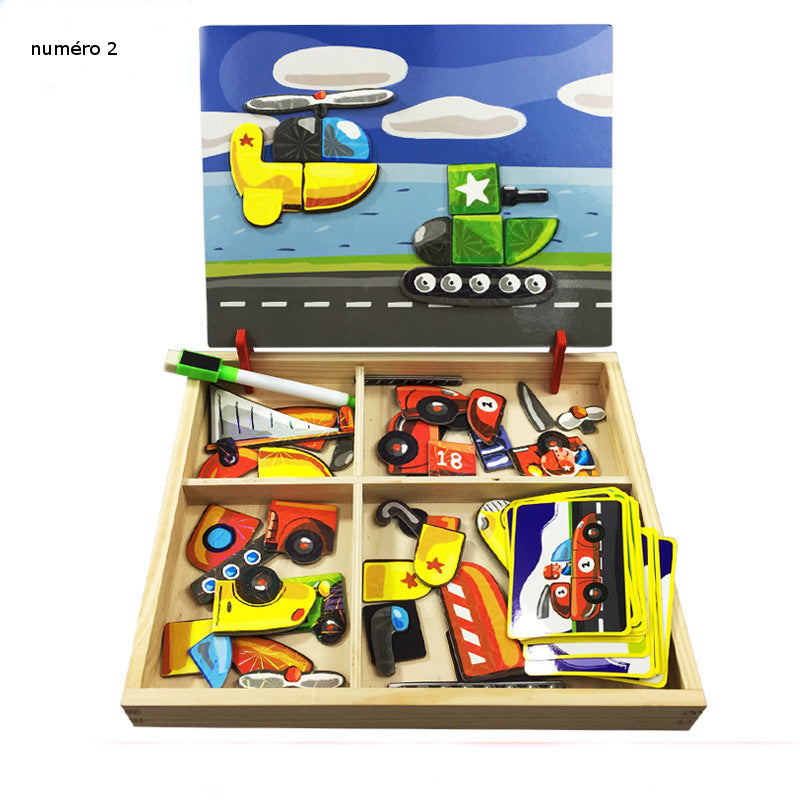 Coffret educatif magnetique Differents themes