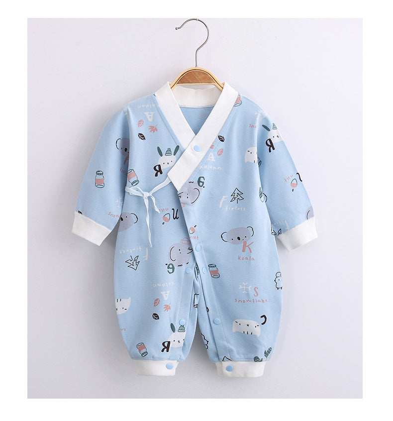 Combinaison kimono pour bébé naissance body avec ruban d'attache