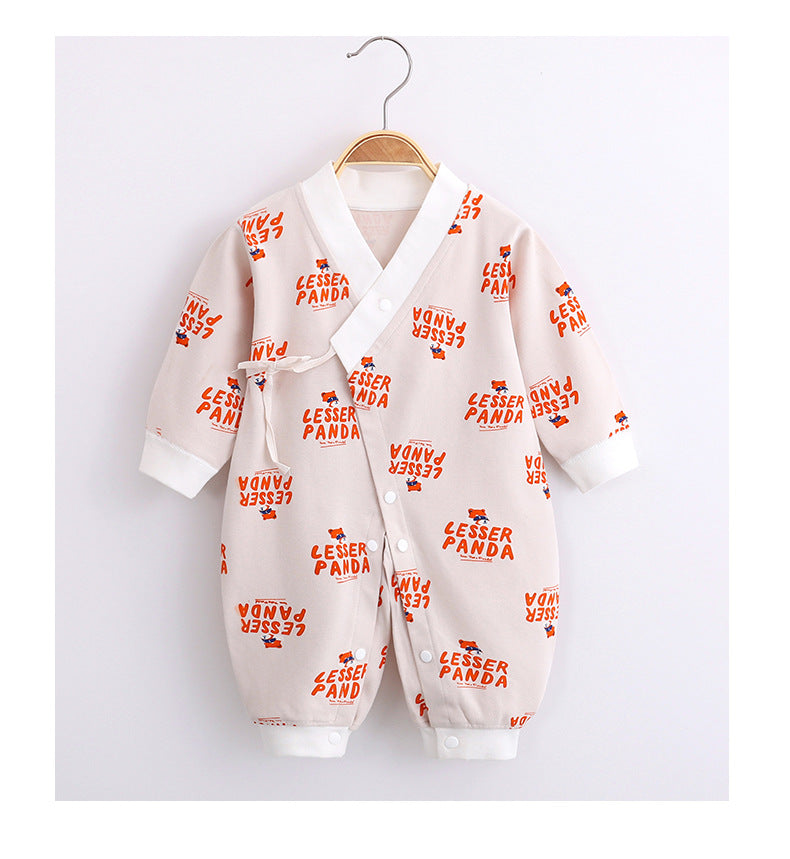 Combinaison kimono pour bébé naissance body avec ruban d'attache