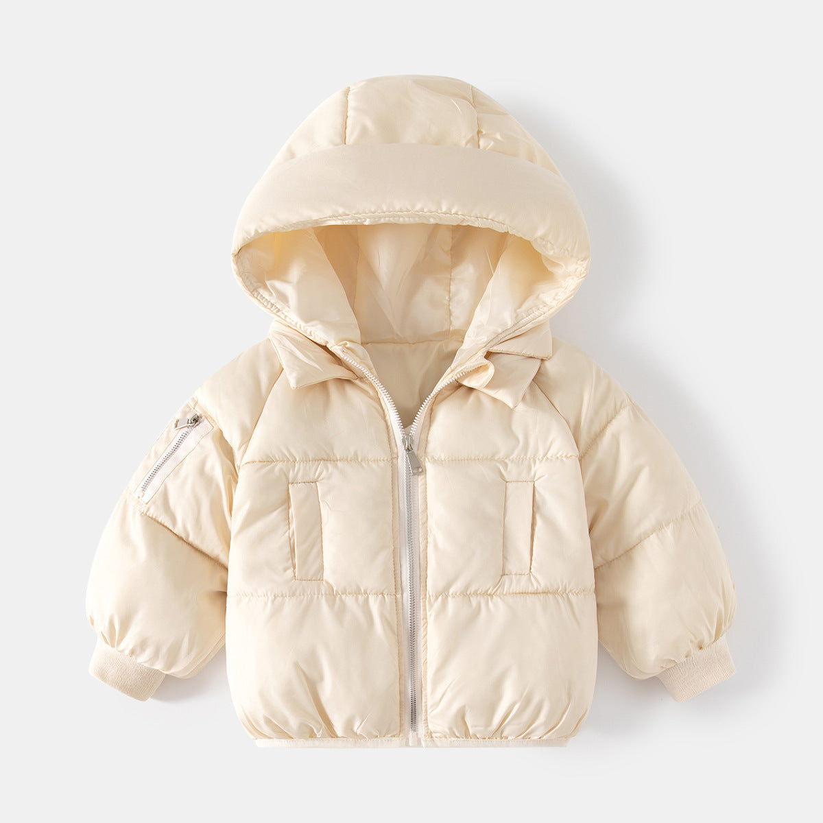 Doudoune matelassée pour enfant avec capuche fashion hiver