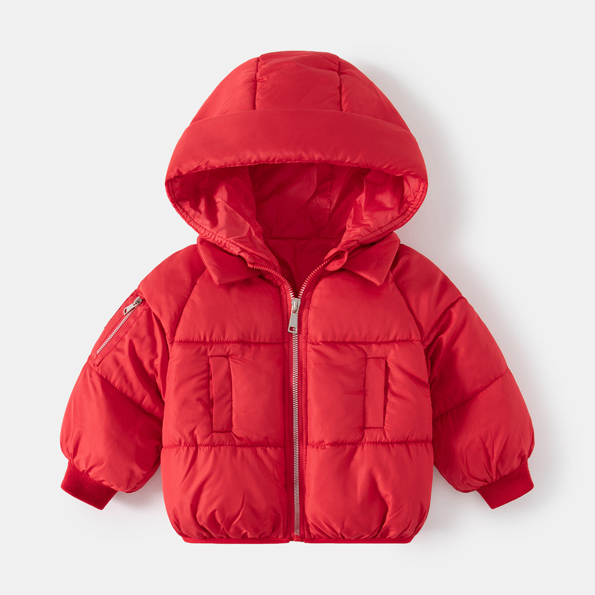 Doudoune matelassée pour enfant avec capuche fashion hiver