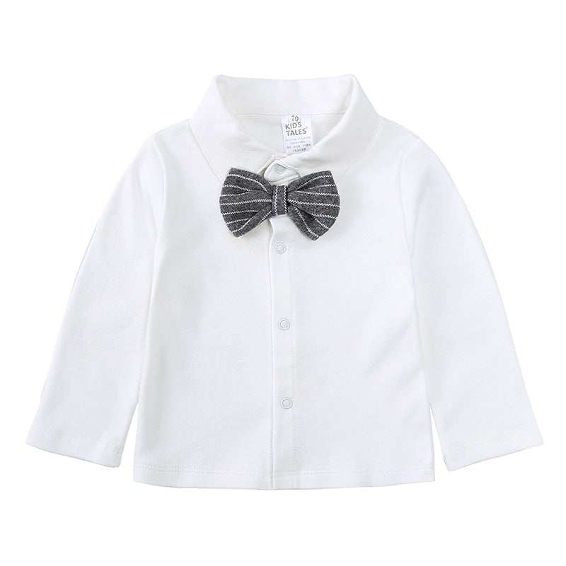 Ensemble costume noeud papillon pour bébé avec veste et pantalon assortis