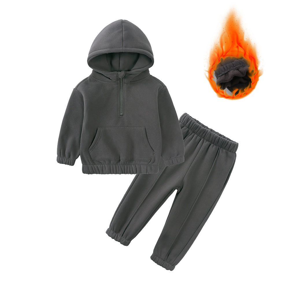 Ensemble jogging pour enfant sweat capuche et pantalon survêtement