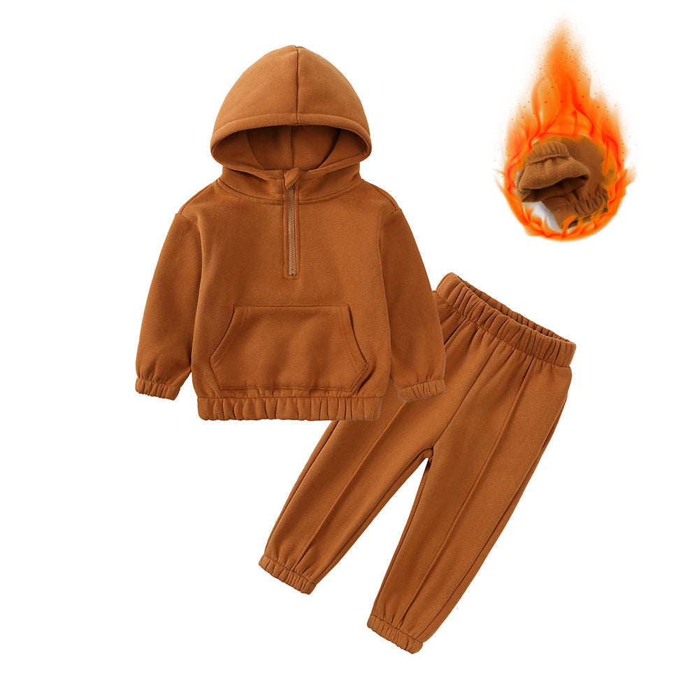 Ensemble jogging pour enfant sweat capuche et pantalon survêtement