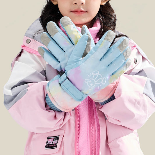 Gants de ski imperméable et antidérapante pour enfants