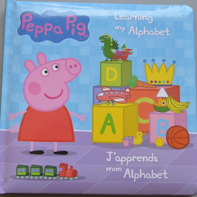 J'apprends mon alphabet ( livre bilingue anglais français)