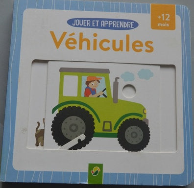 Jouer et Apprendre – Les Vehicules (livre animé)