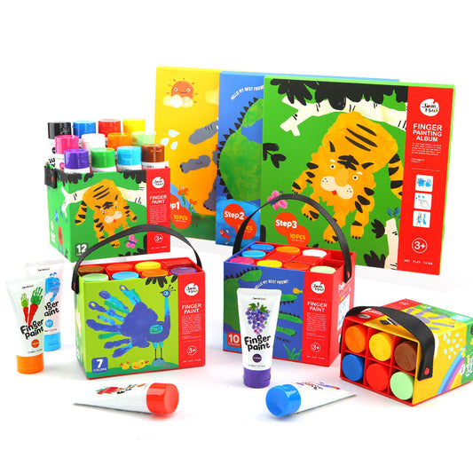 Kit Peinture au doigts pour bébés enfants activité artistique pour jeunes