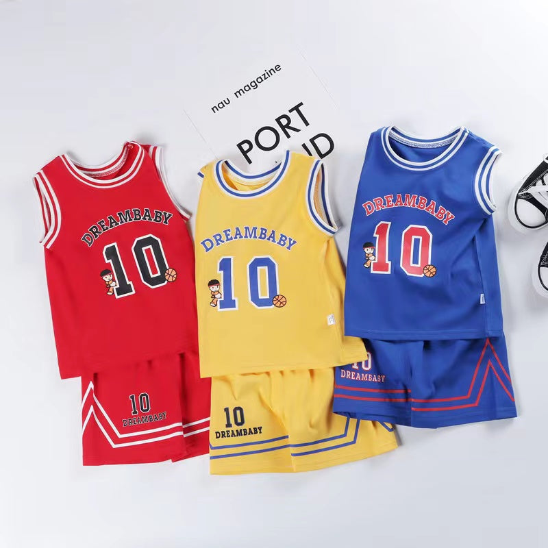 Maillot et short de basket pour garçon