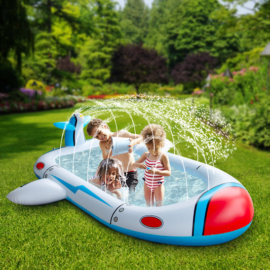 Mini Piscine gonflable pour enfants avec jets d'eau d'extérieur