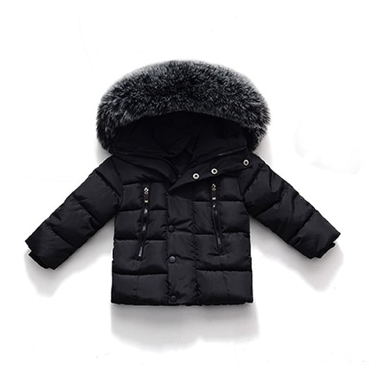 Parka hiver pour garçon avec capuche fourrure