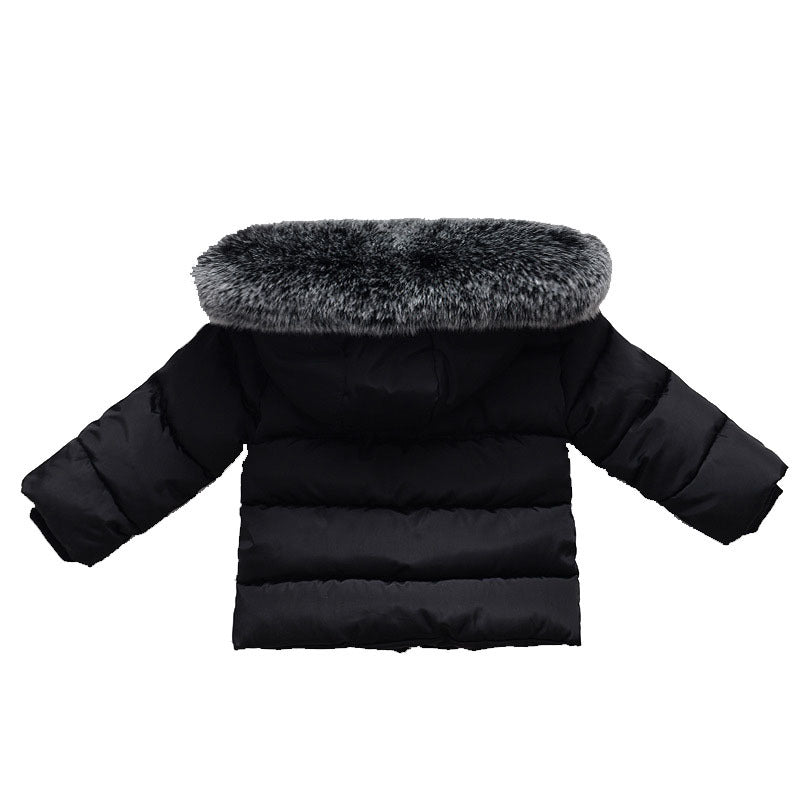 Parka hiver pour garçon avec capuche fourrure