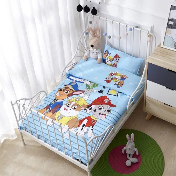 Set de draps complet pour lit d'enfant housse taie drap