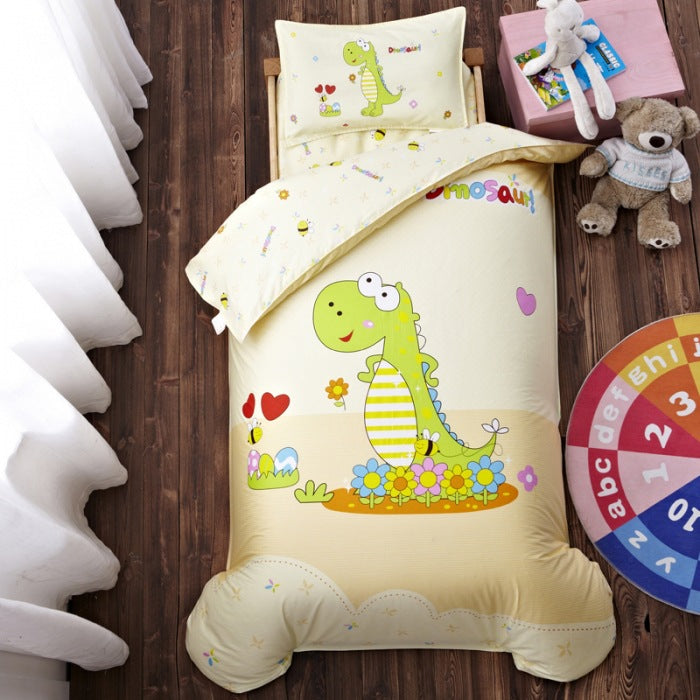 Set de draps complet pour lit d'enfant housse taie drap