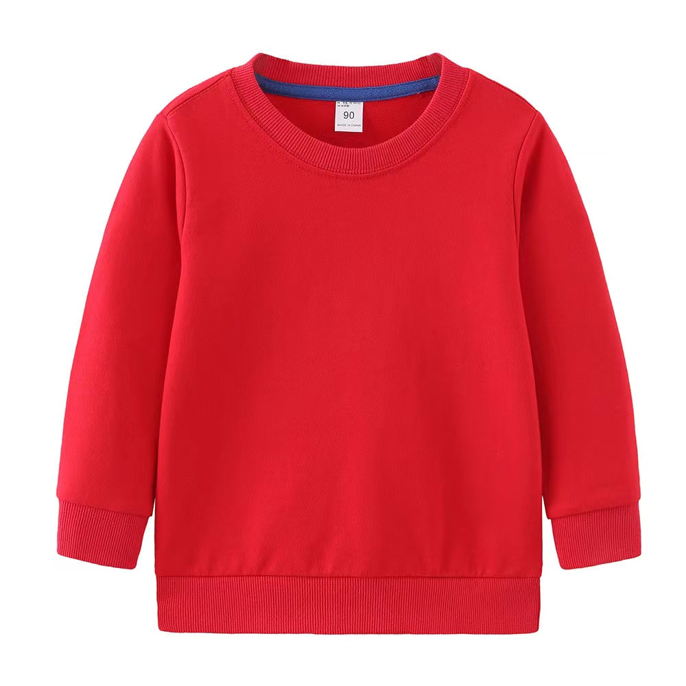 Sweatshirt classique uni pour enfant