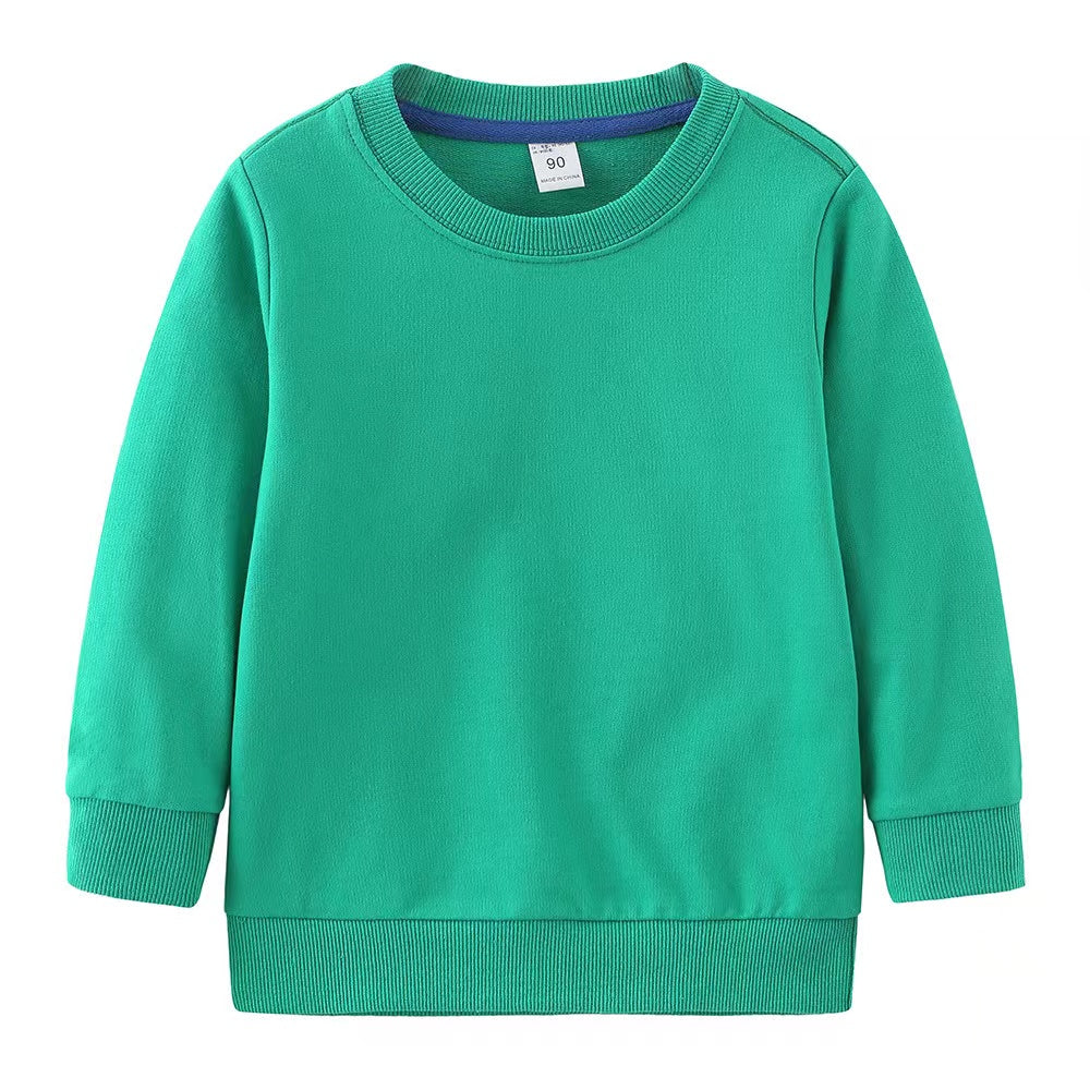 Sweatshirt classique uni pour enfant