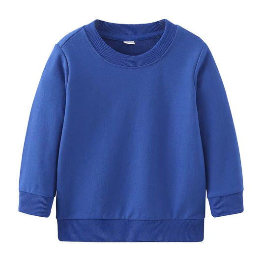 Sweatshirt classique uni pour enfant