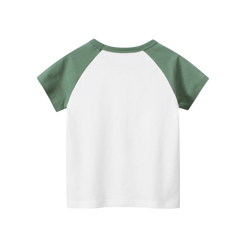 T-Shirt à manches courtes pour enfant avec un motif de dinosaure