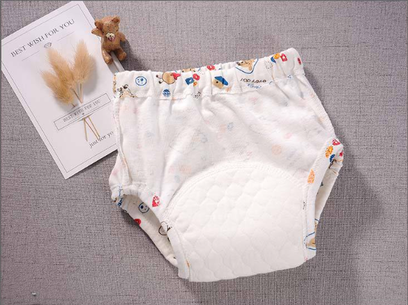 Lot de 4 Culottes d’Apprentissage Imperméables - Coton Respirant, Doublure Absorbante