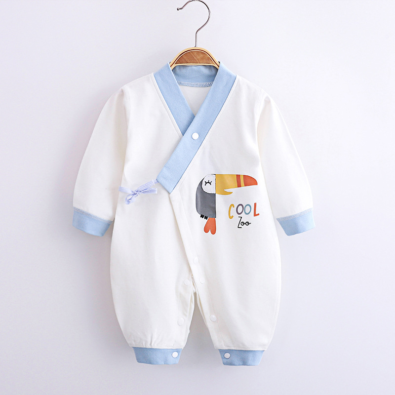 Combinaison kimono pour bébé naissance body avec ruban d'attache