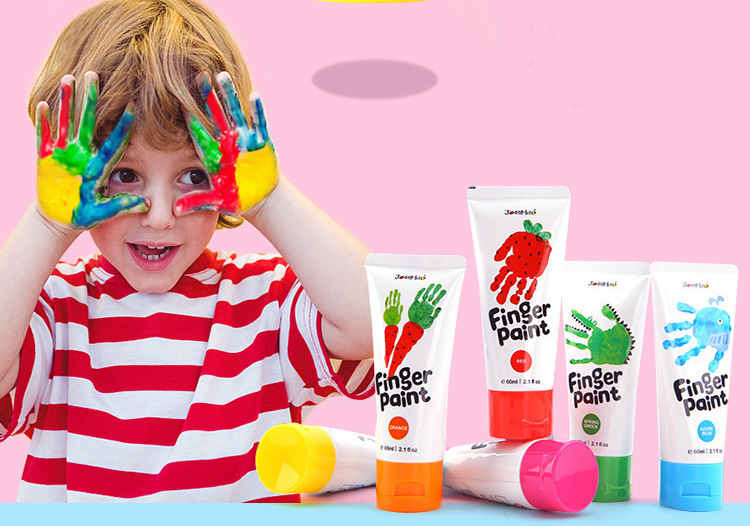 Kit Peinture au doigts pour bébés enfants activité artistique pour