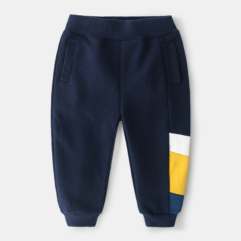Pantalon de jogging pour enfant garçon avec bandes couleurs sur le côté -  Petit Toucan