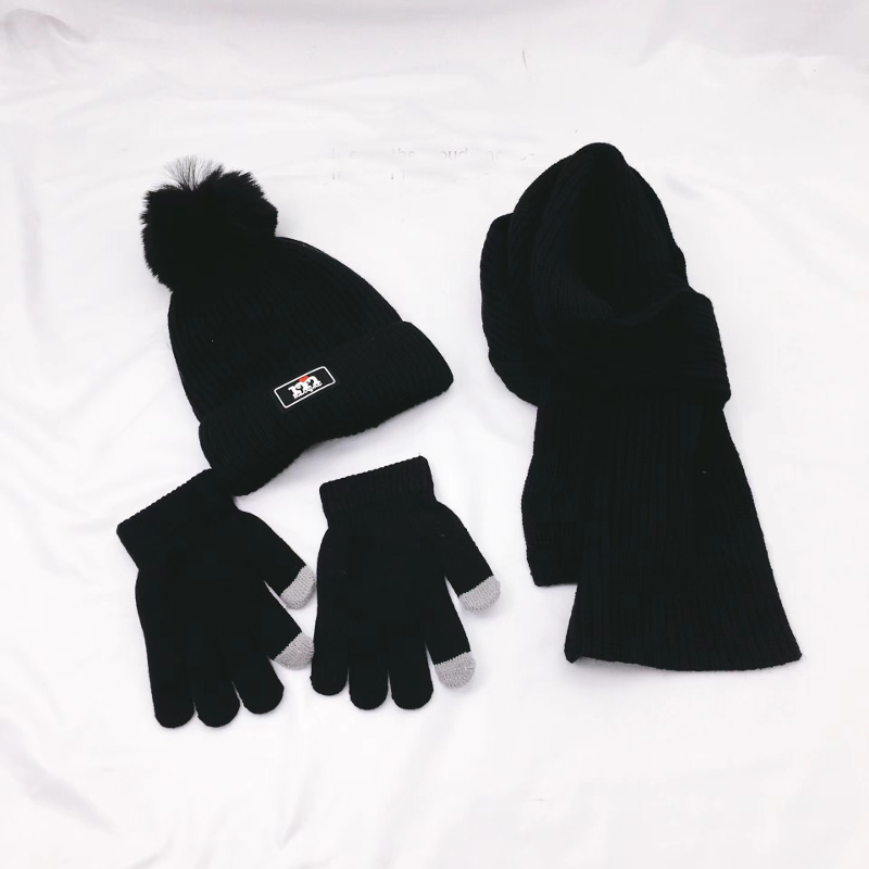Ensemble bonnet écharpe gants en laine pour enfant - Petit Toucan